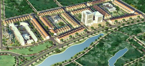 Phối cảnh tổng quan dự án khu đô thị Đền Đô - Từ Sơn - Bắc Ninh