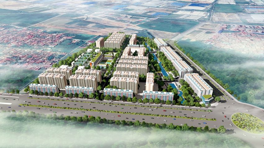 Cát tường Smart City Yên Phong - Phối cảnh 3D